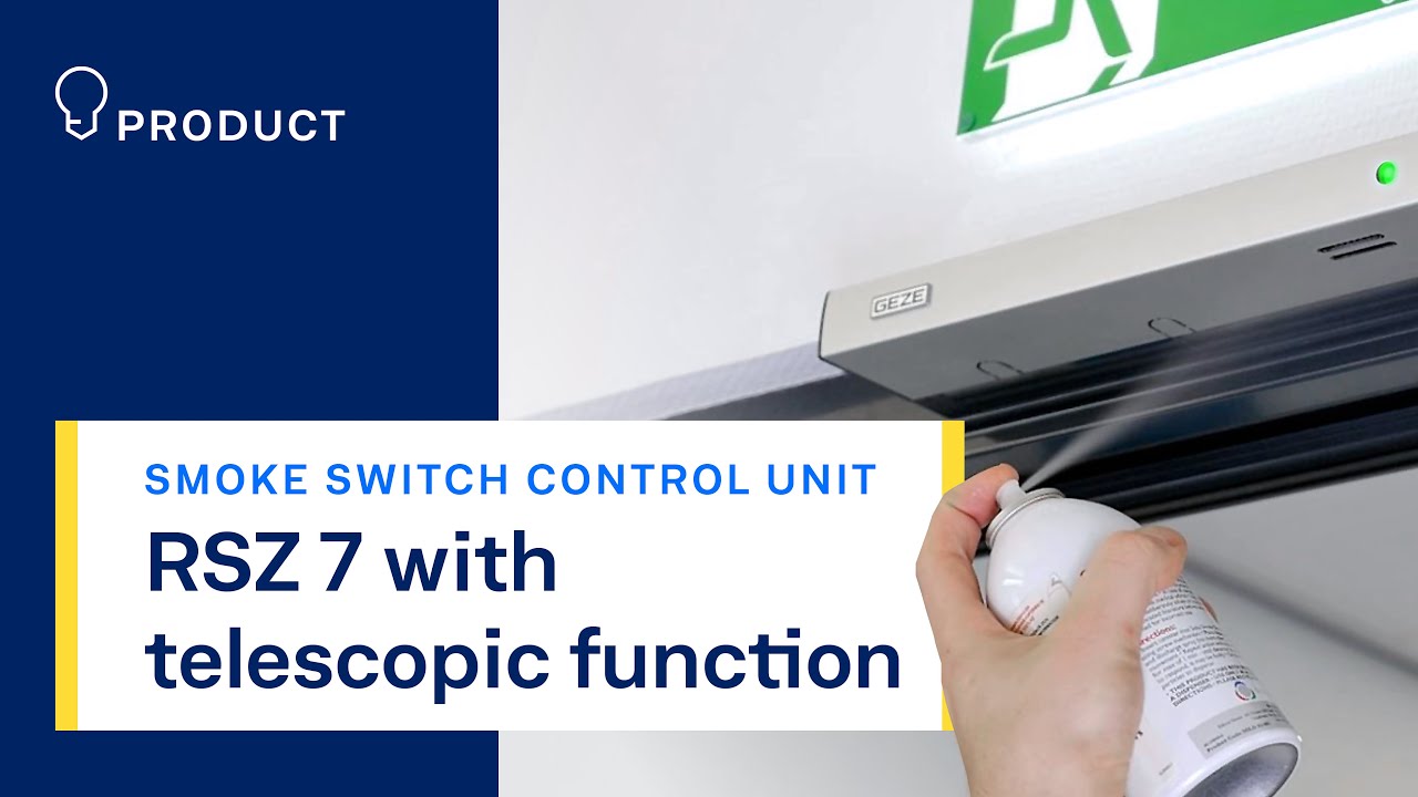 GEZE | RSZ 7 smoke switch control unit with telescopic function 